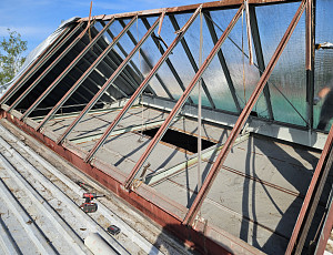 Rekonstrukce střešního pláště průmyslové výrobní haly